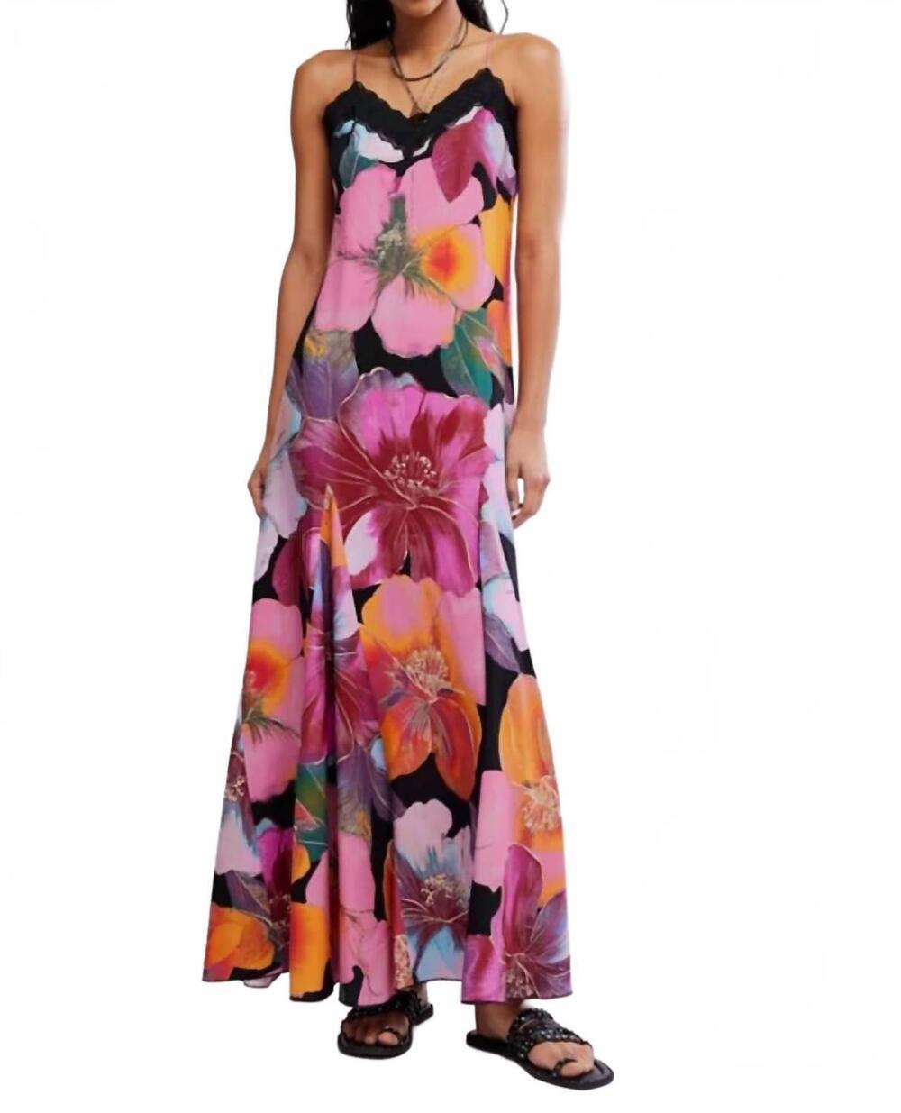 NEW FREE PEOPLE bloomspell maxi dress in multicolor